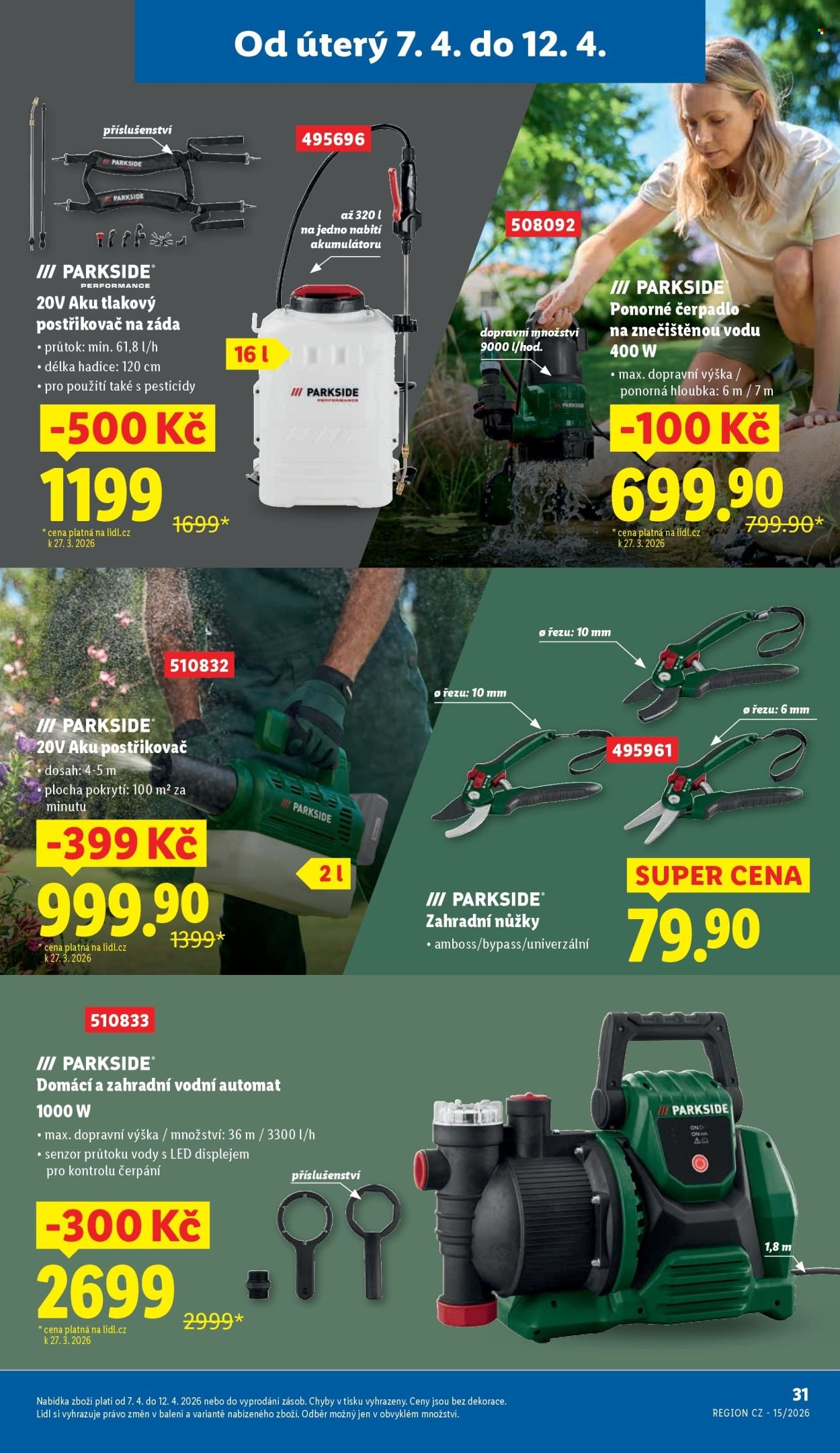 LIDL leták - Zahradní brožura 2026 (2026-04-07 - 2026-04-26)