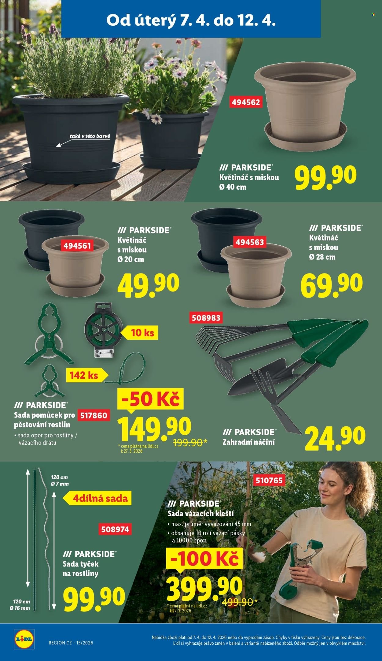 LIDL leták - Zahradní brožura 2026 (2026-04-07 - 2026-04-26)