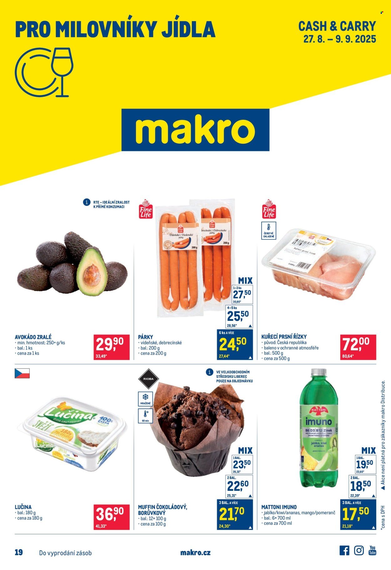 MAKRO leták - Pro milovníky jídla (2025-08-27 - 2025-09-09)