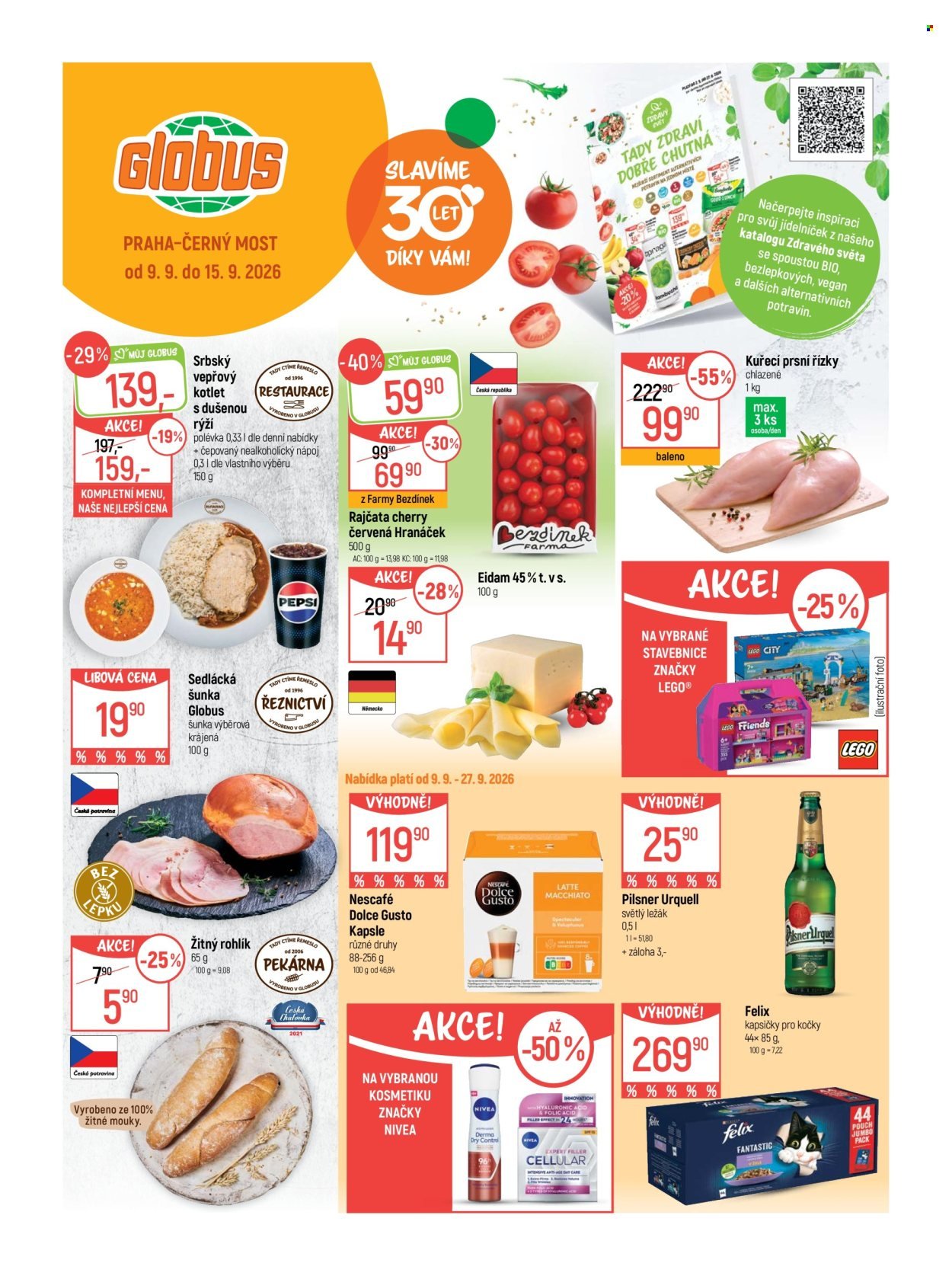 GLOBUS leták - Od středy 9.9.2026