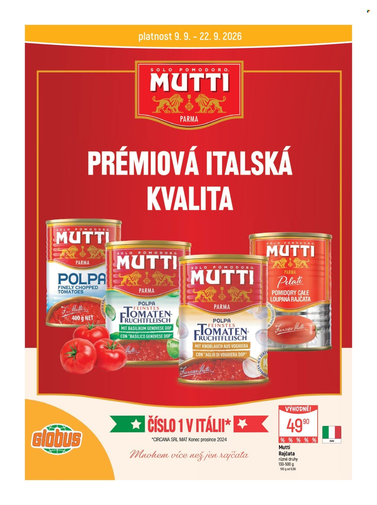GLOBUS leták - Od středy 9.9.2026