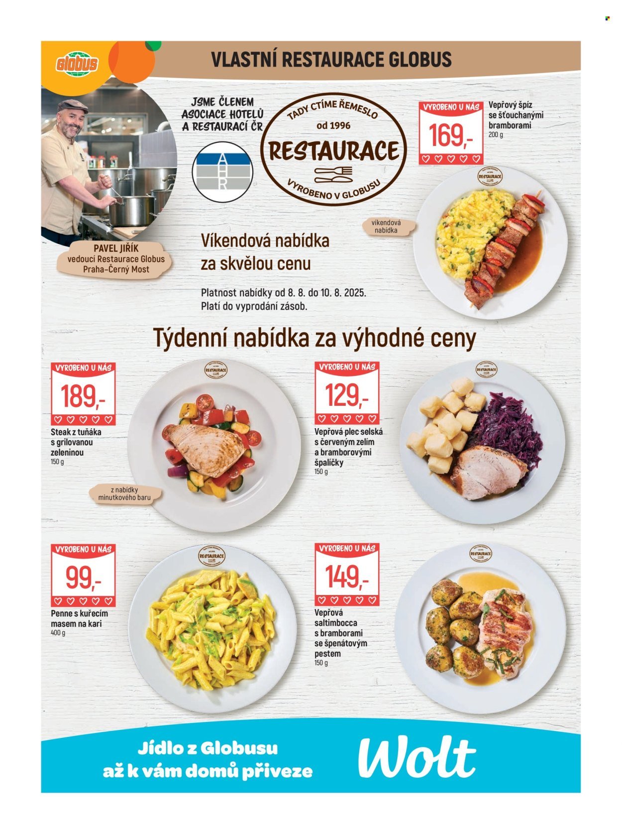 GLOBUS leták - Od středy 6.8.2025 (2025-08-06 - 2025-08-12)