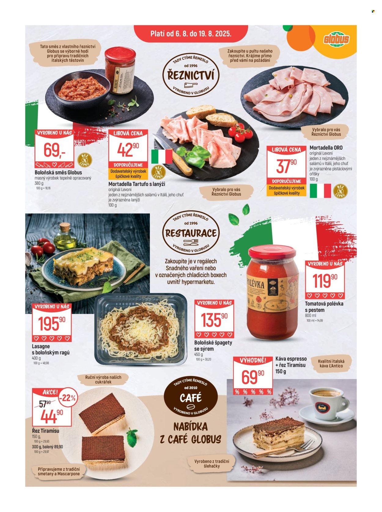 GLOBUS leták - Od středy 6.8.2025 (2025-08-06 - 2025-08-12)