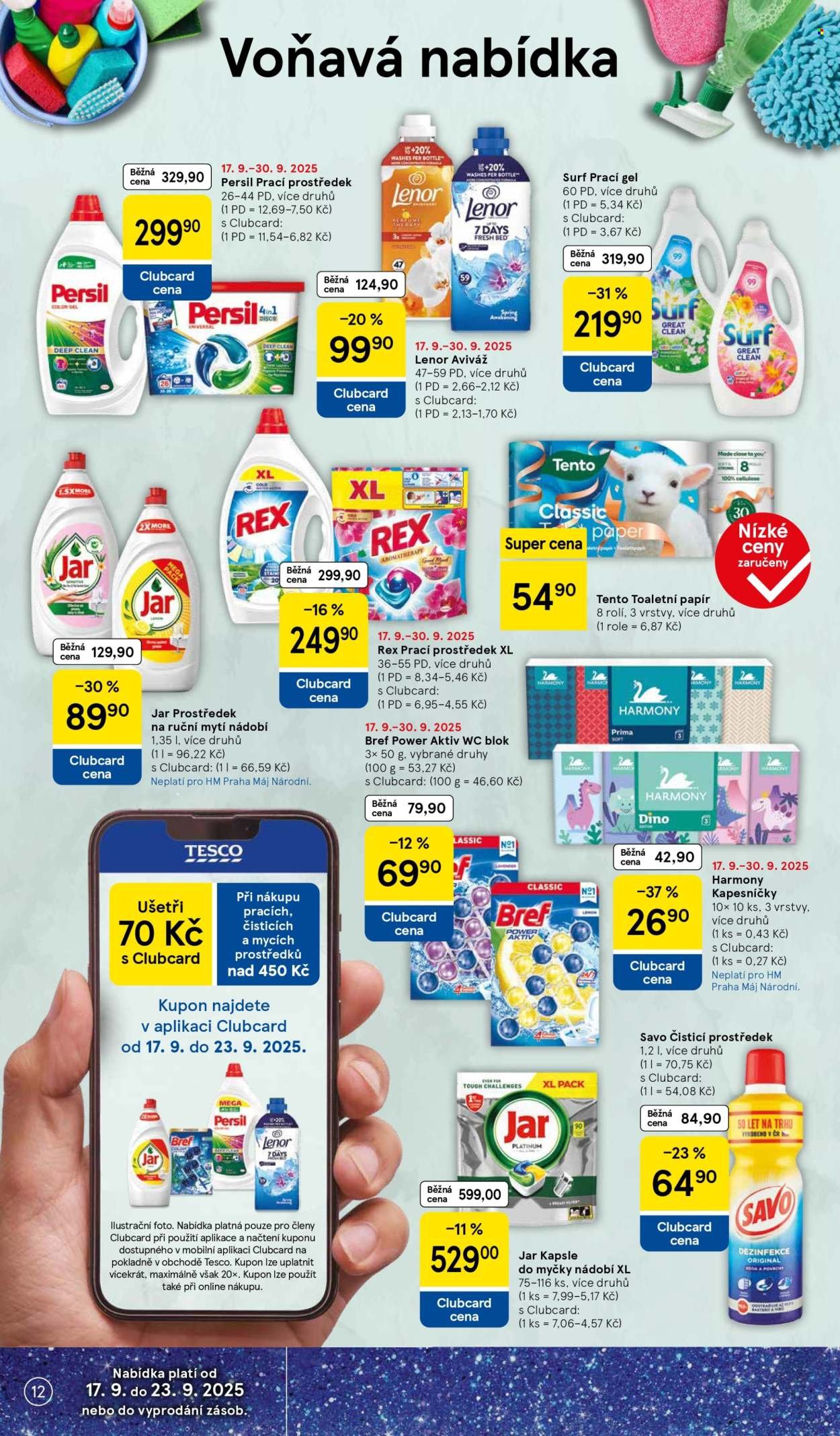 TESCO leták - 15 let s Clubcard (2025-09-17 - 2025-09-23)