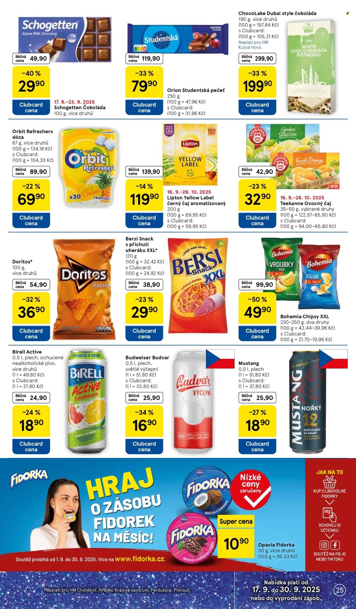 TESCO leták - 15 let s Clubcard (2025-09-17 - 2025-09-23)