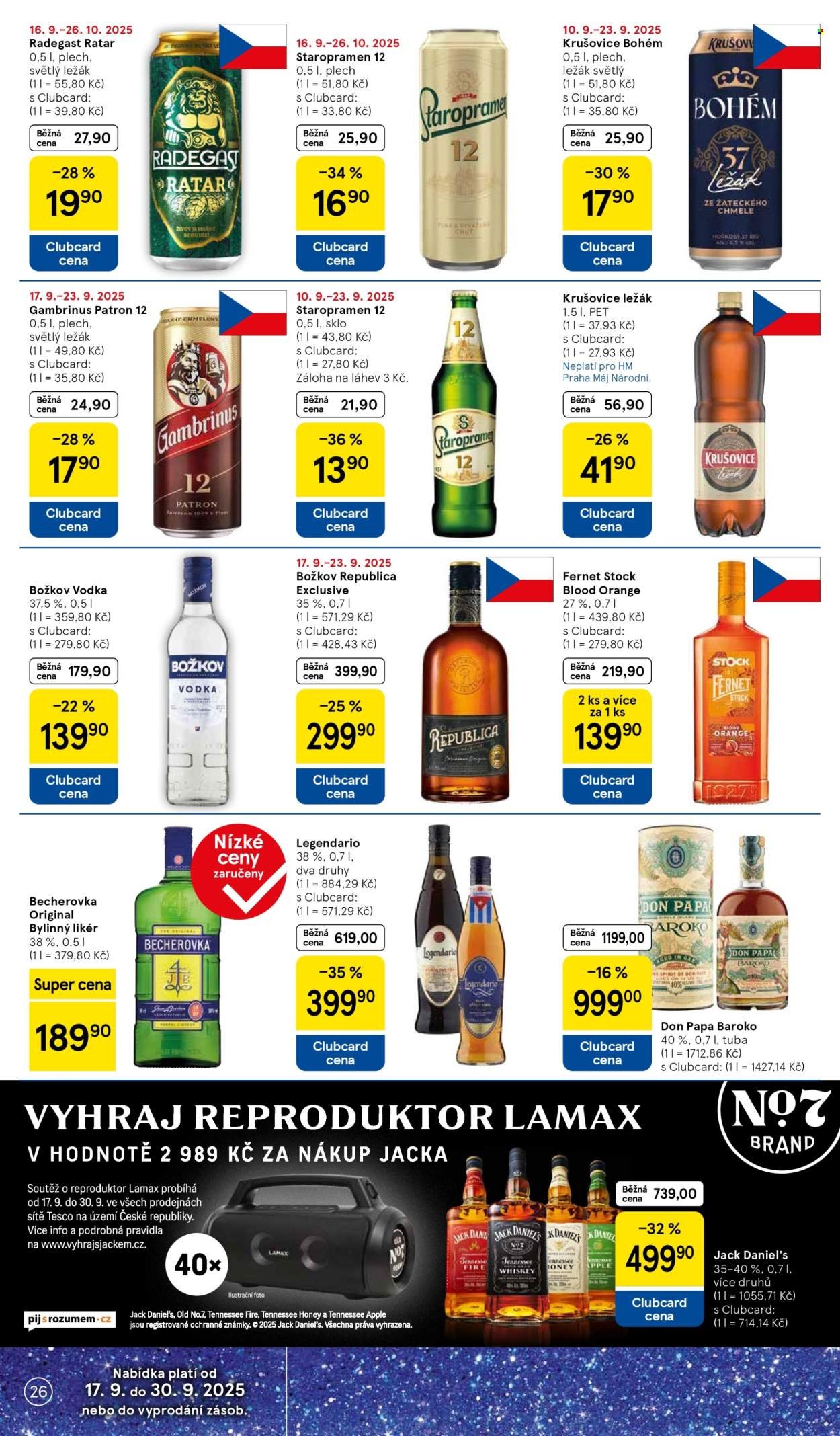 TESCO leták - 15 let s Clubcard (2025-09-17 - 2025-09-23)