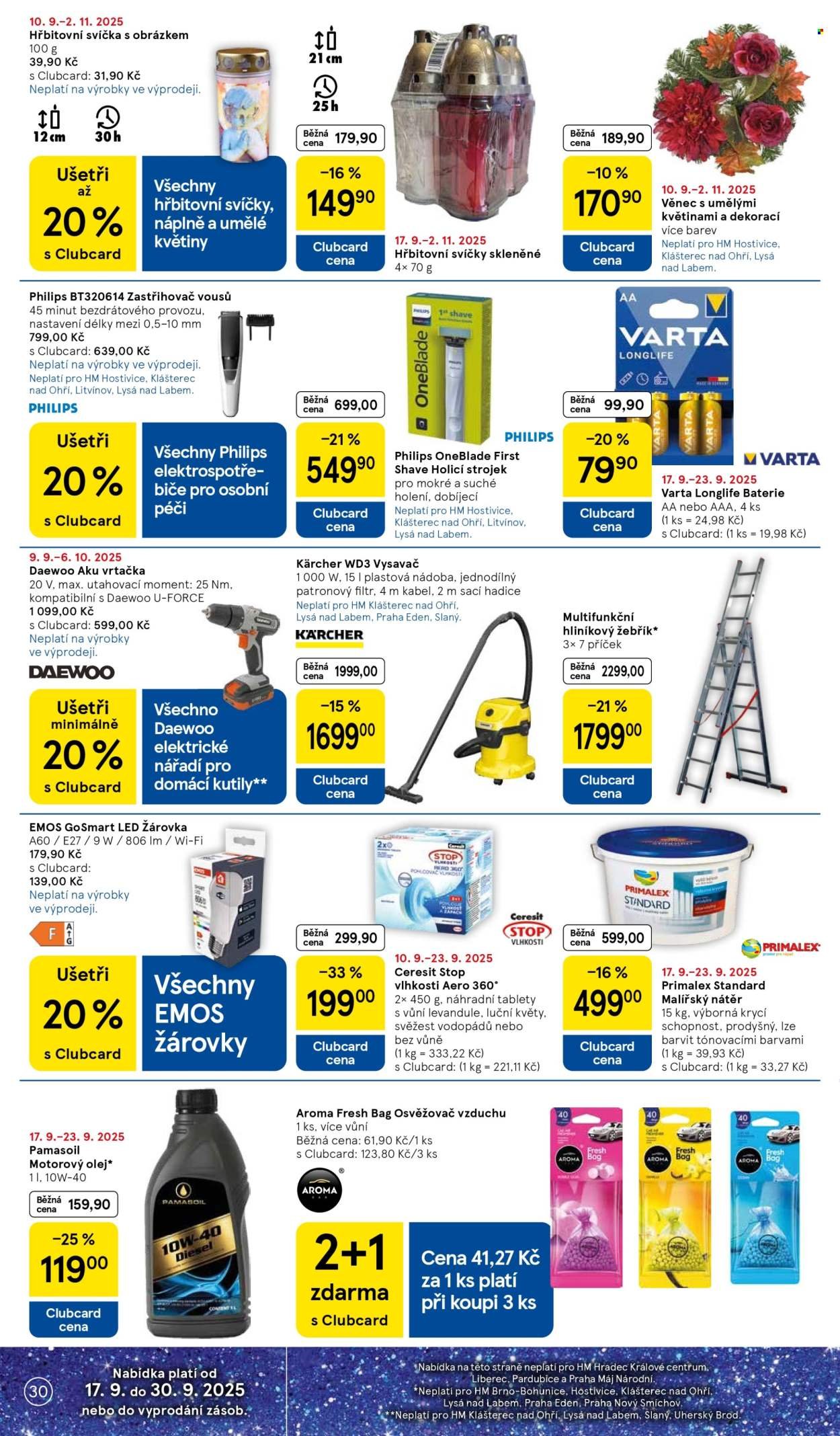 TESCO leták - 15 let s Clubcard (2025-09-17 - 2025-09-23)