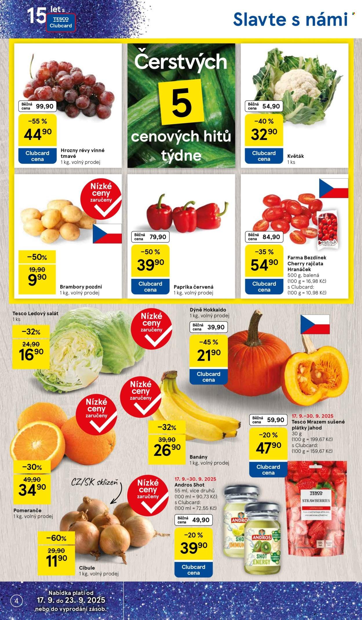 TESCO leták - 15 let s Clubcard (2025-09-17 - 2025-09-23)