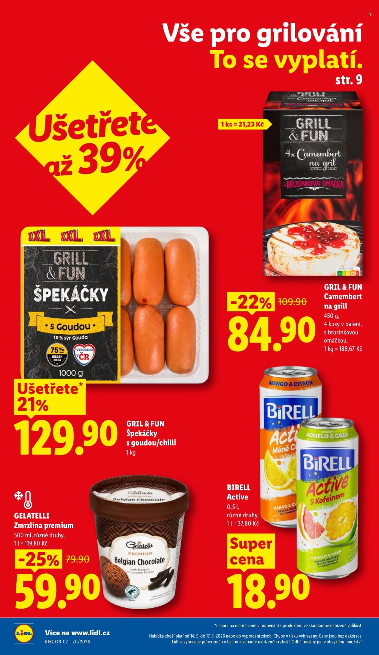 LIDL leták - Od čtvrtka 14.5.2026 (2026-05-14 - 2026-05-17)