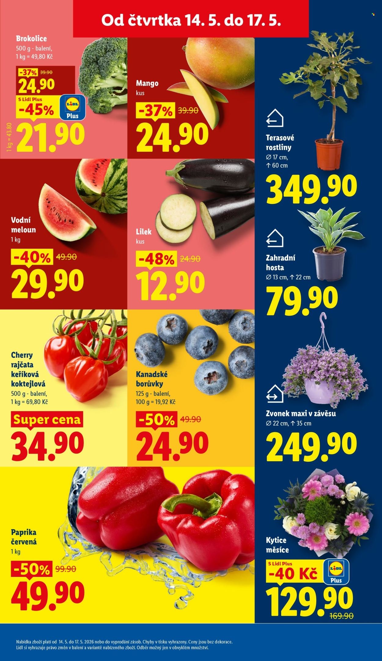 LIDL leták - Od čtvrtka 14.5.2026 (2026-05-14 - 2026-05-17)