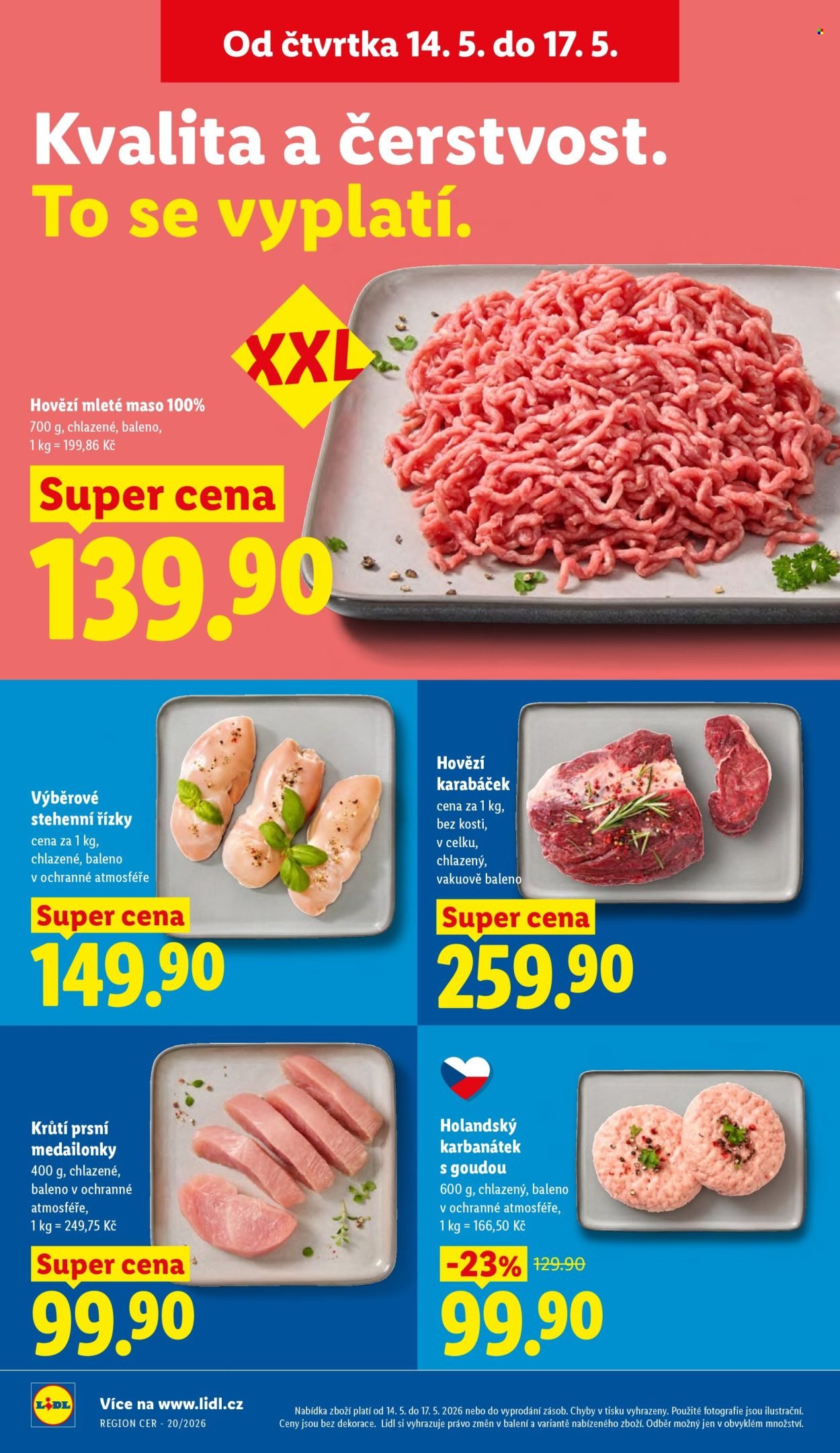LIDL leták - Od čtvrtka 14.5.2026 (2026-05-14 - 2026-05-17)