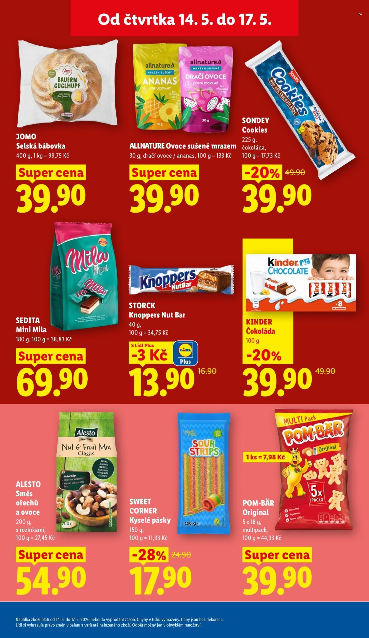 LIDL leták - Od čtvrtka 14.5.2026 (2026-05-14 - 2026-05-17)