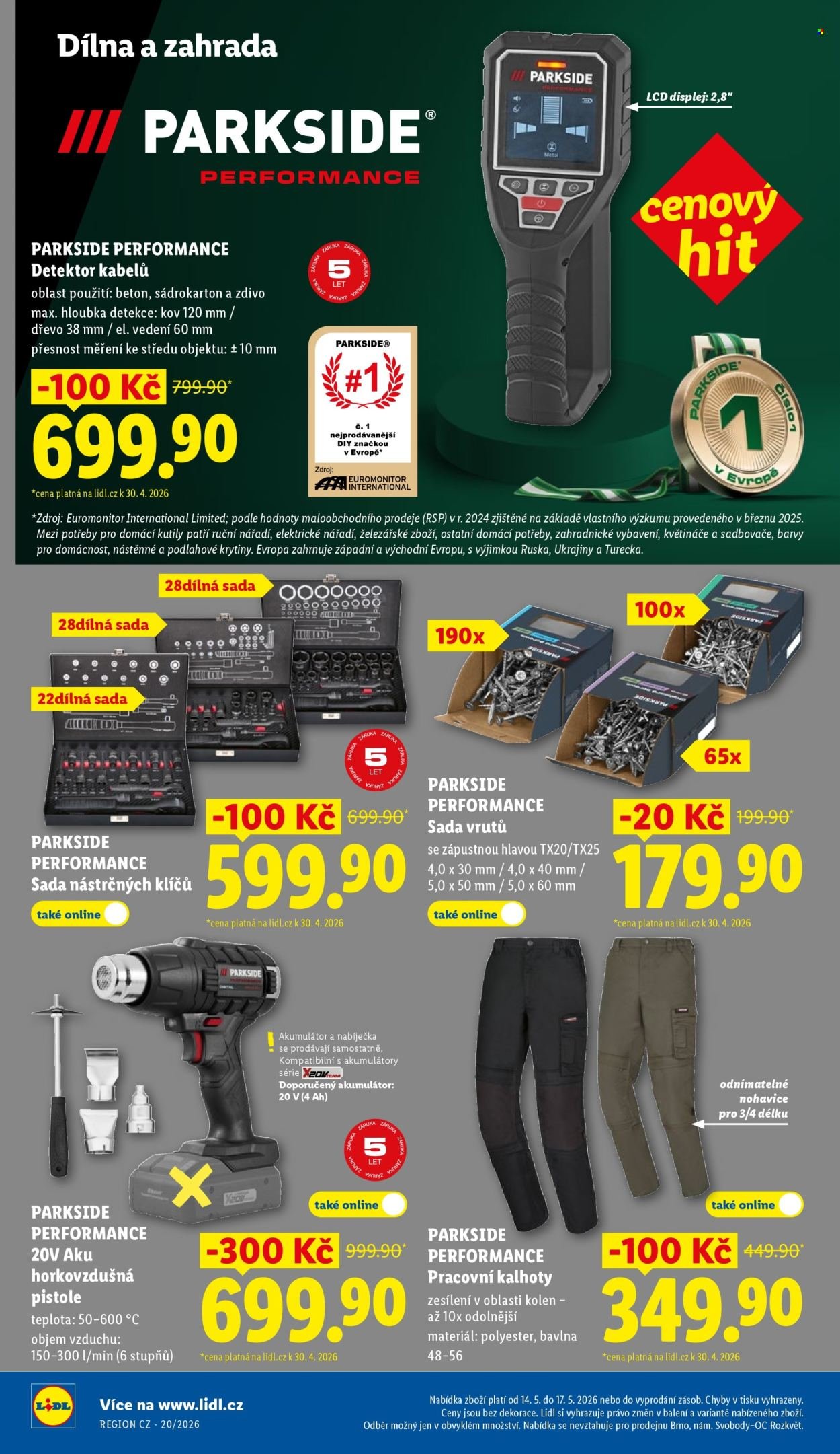 LIDL leták - Od čtvrtka 14.5.2026 (2026-05-14 - 2026-05-17)