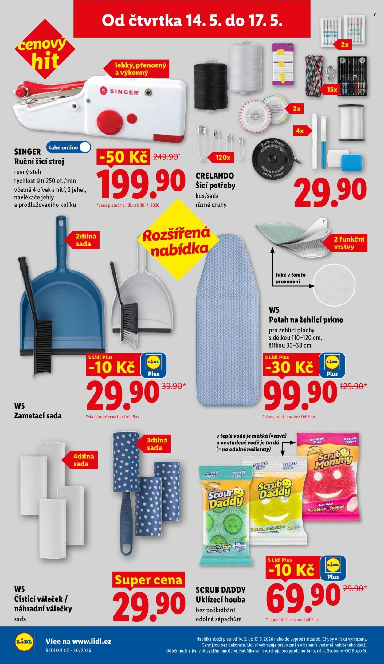 LIDL leták - Od čtvrtka 14.5.2026 (2026-05-14 - 2026-05-17)