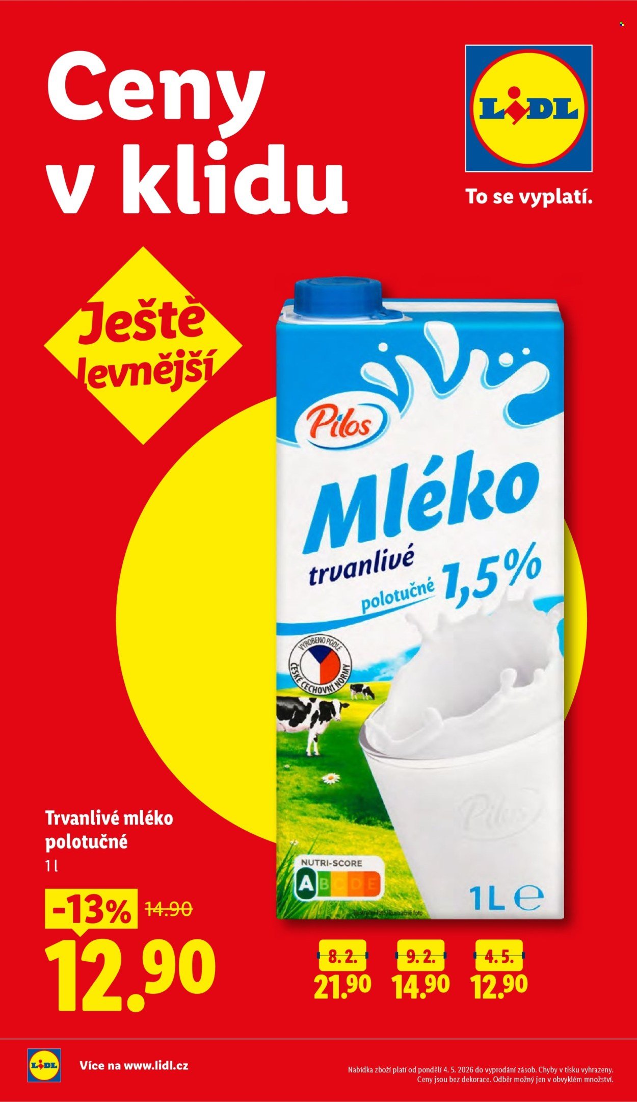 LIDL leták - Od čtvrtka 14.5.2026 (2026-05-14 - 2026-05-17)