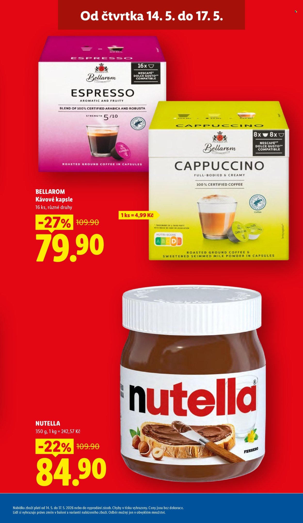 LIDL leták - Od čtvrtka 14.5.2026 (2026-05-14 - 2026-05-17)