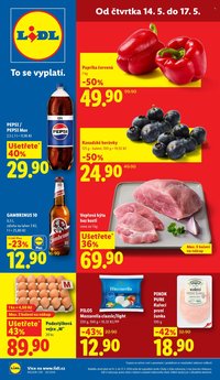 LIDL leták - Od čtvrtka 14.5.2026 (2026-05-14 - 2026-05-17)