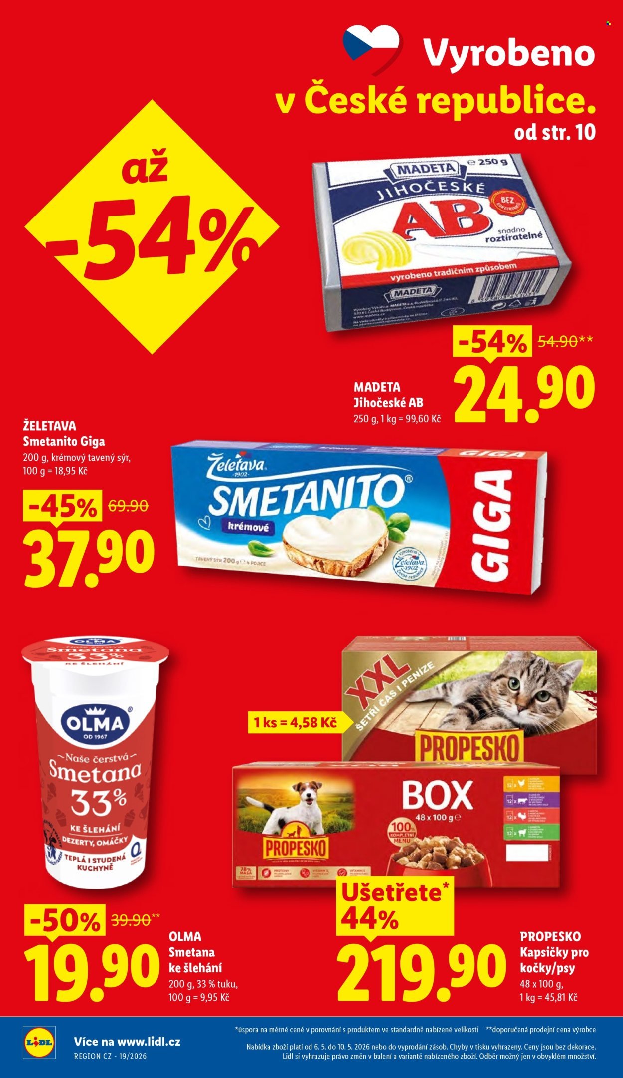LIDL leták - Od středy 6.5.2026 (2026-05-06 - 2026-05-10)