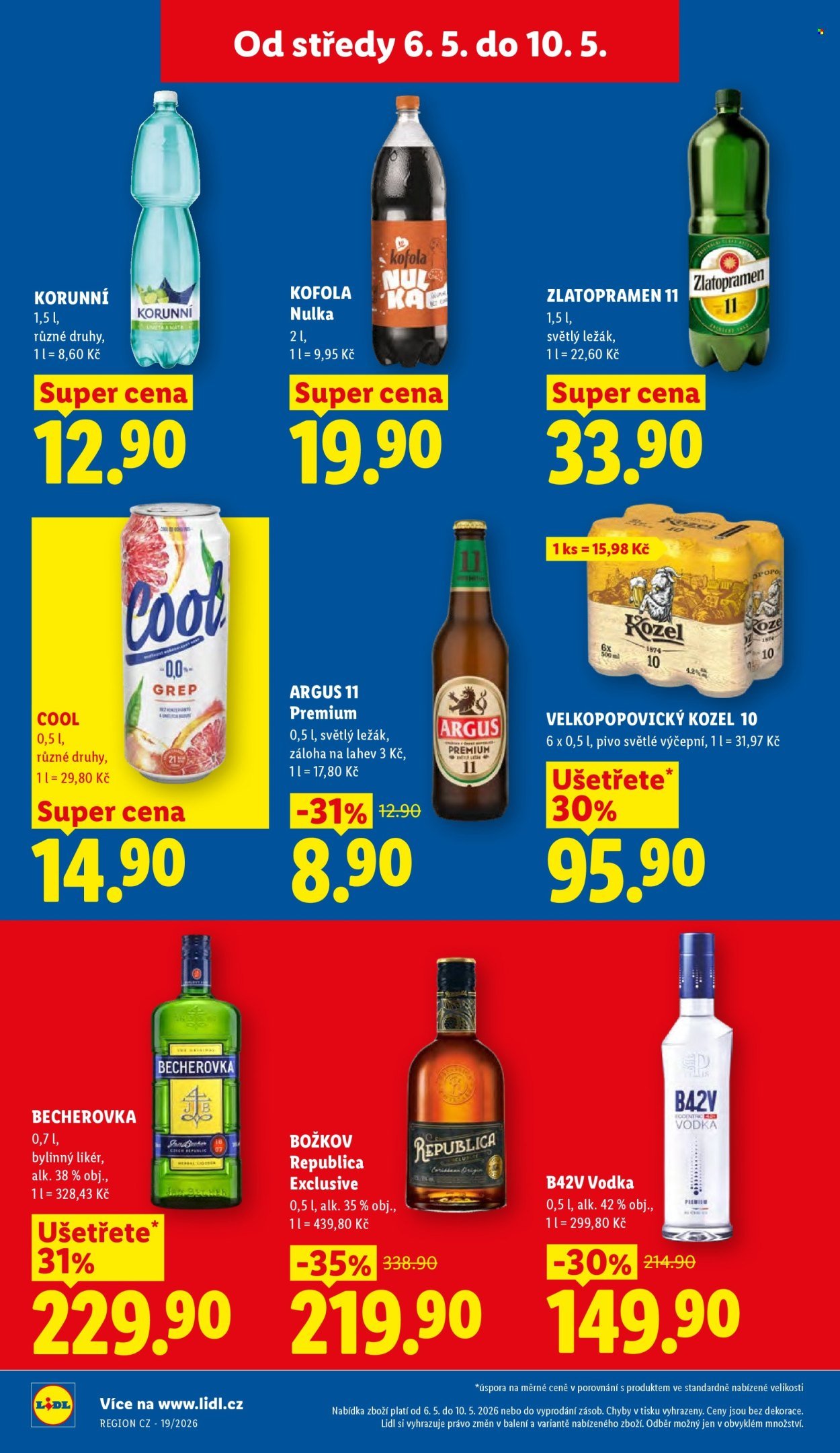 LIDL leták - Od středy 6.5.2026 (2026-05-06 - 2026-05-10)