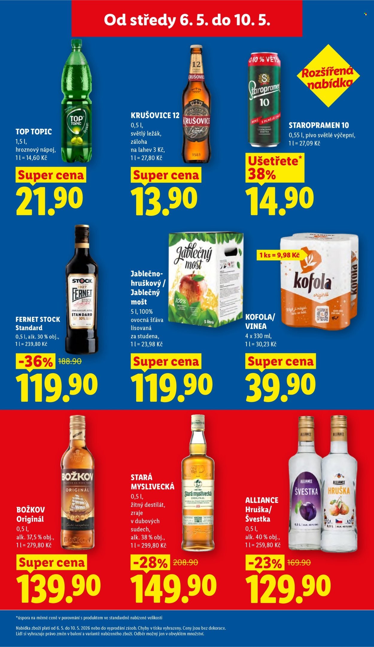 LIDL leták - Od středy 6.5.2026 (2026-05-06 - 2026-05-10)