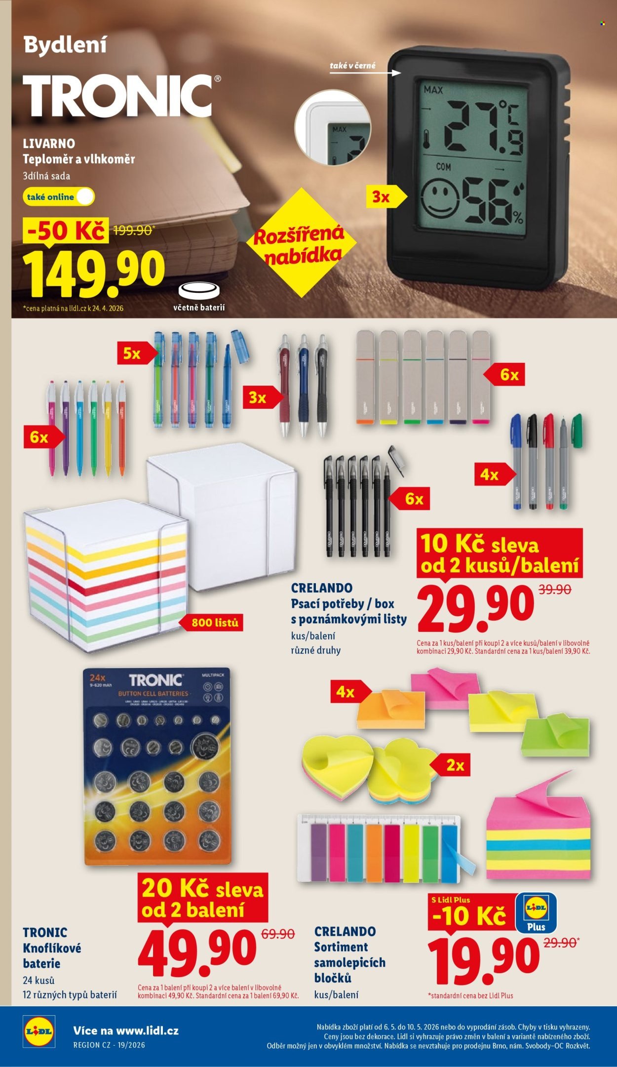 LIDL leták - Od středy 6.5.2026 (2026-05-06 - 2026-05-10)