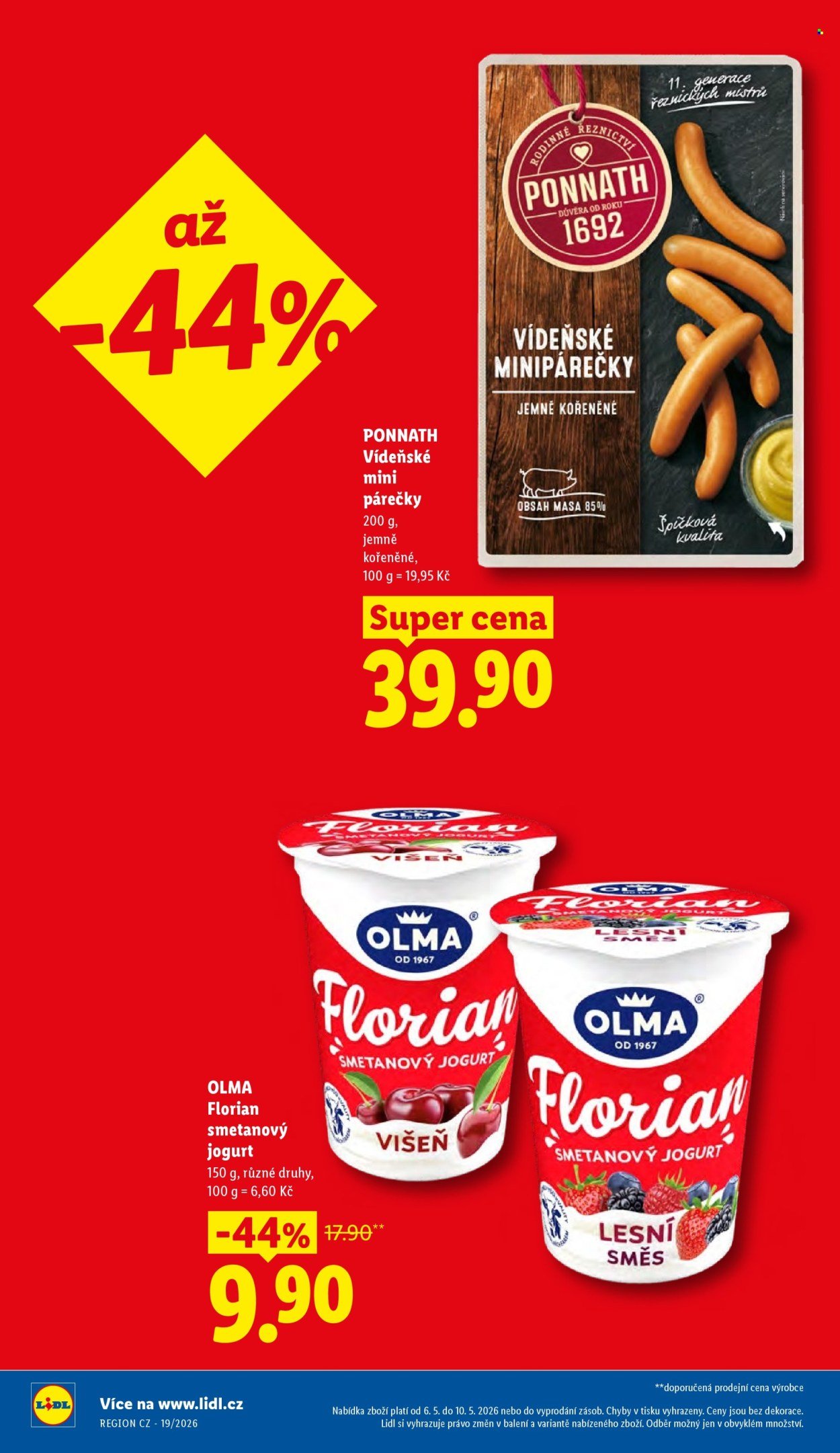 LIDL leták - Od středy 6.5.2026 (2026-05-06 - 2026-05-10)