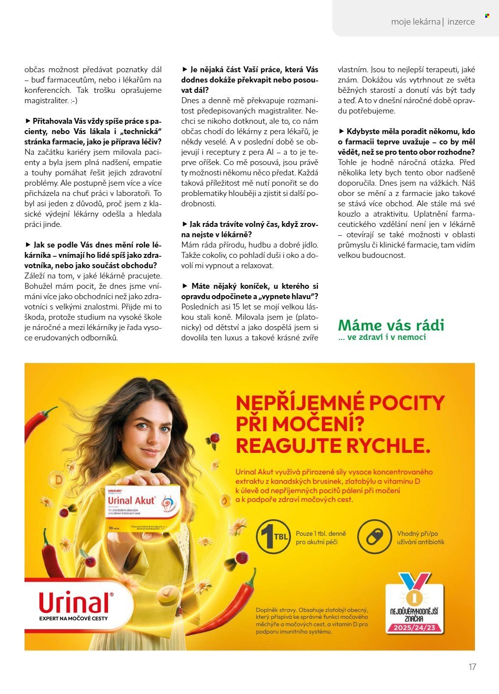 MOJELEKARNA.CZ leták - Květen/Červen (2026-05-01 - 2026-06-30)