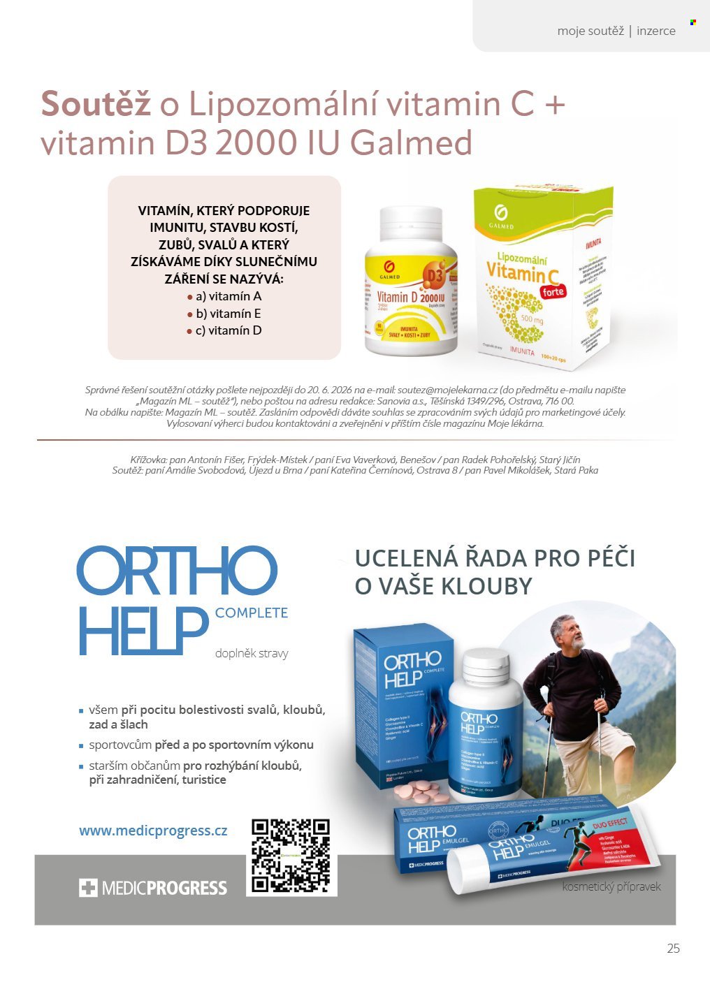 MOJELEKARNA.CZ leták - Květen/Červen (2026-05-01 - 2026-06-30)