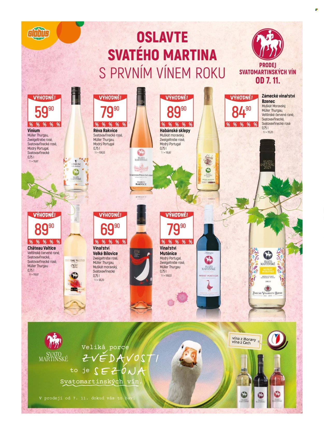 GLOBUS leták - Od středy 5.11.2025 (2025-11-05 - 2025-11-11)