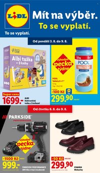 LIDL leták - Spotřební zboží