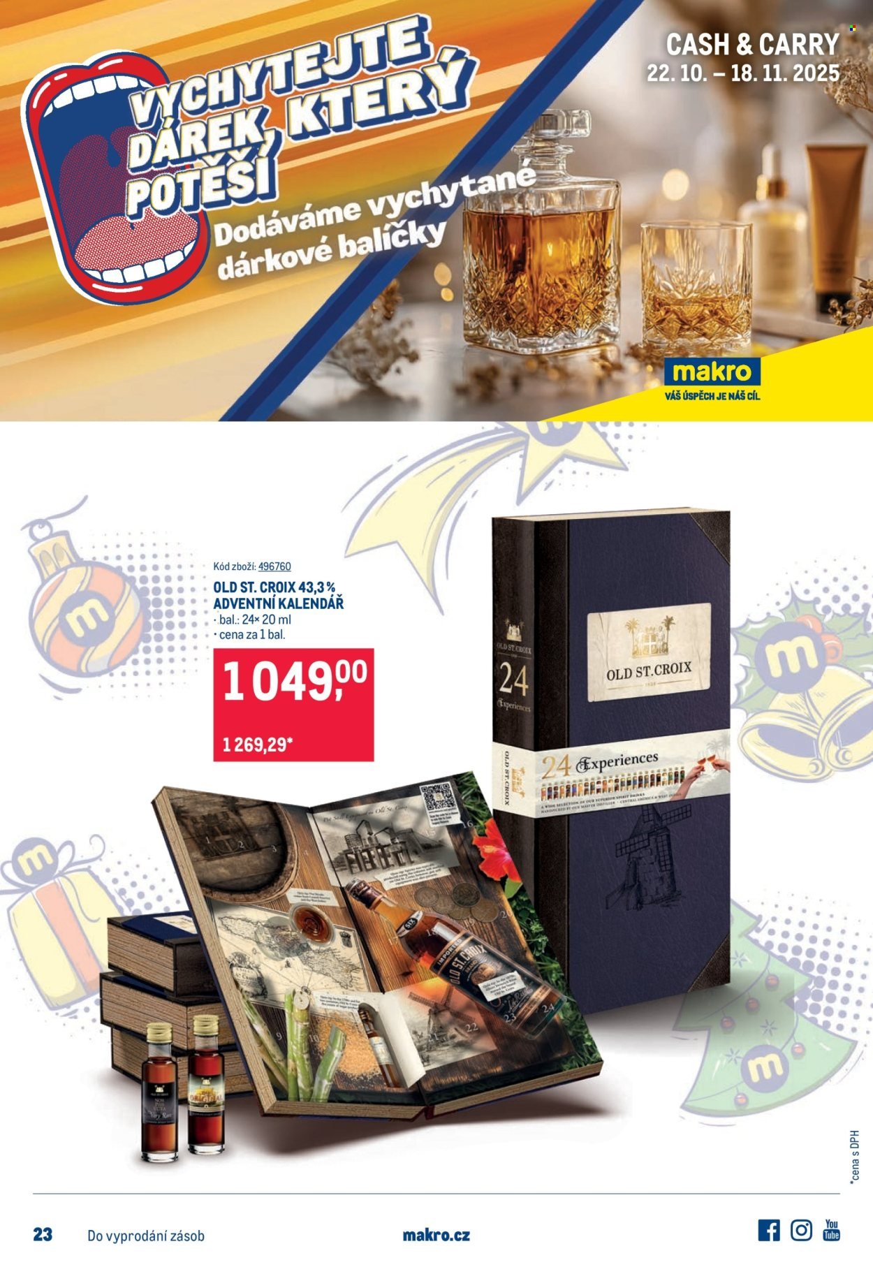 MAKRO leták - Dárkové balíčky (2025-10-22 - 2025-11-18)