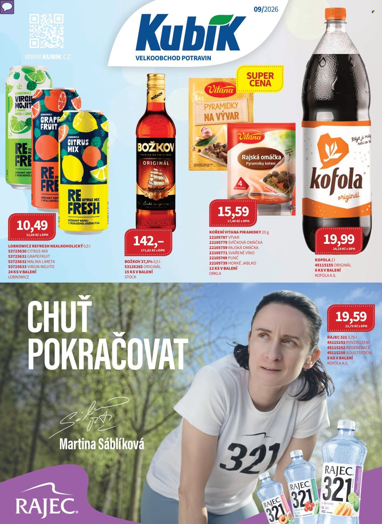 KUBÍK leták - Od úterý 1.9.2026