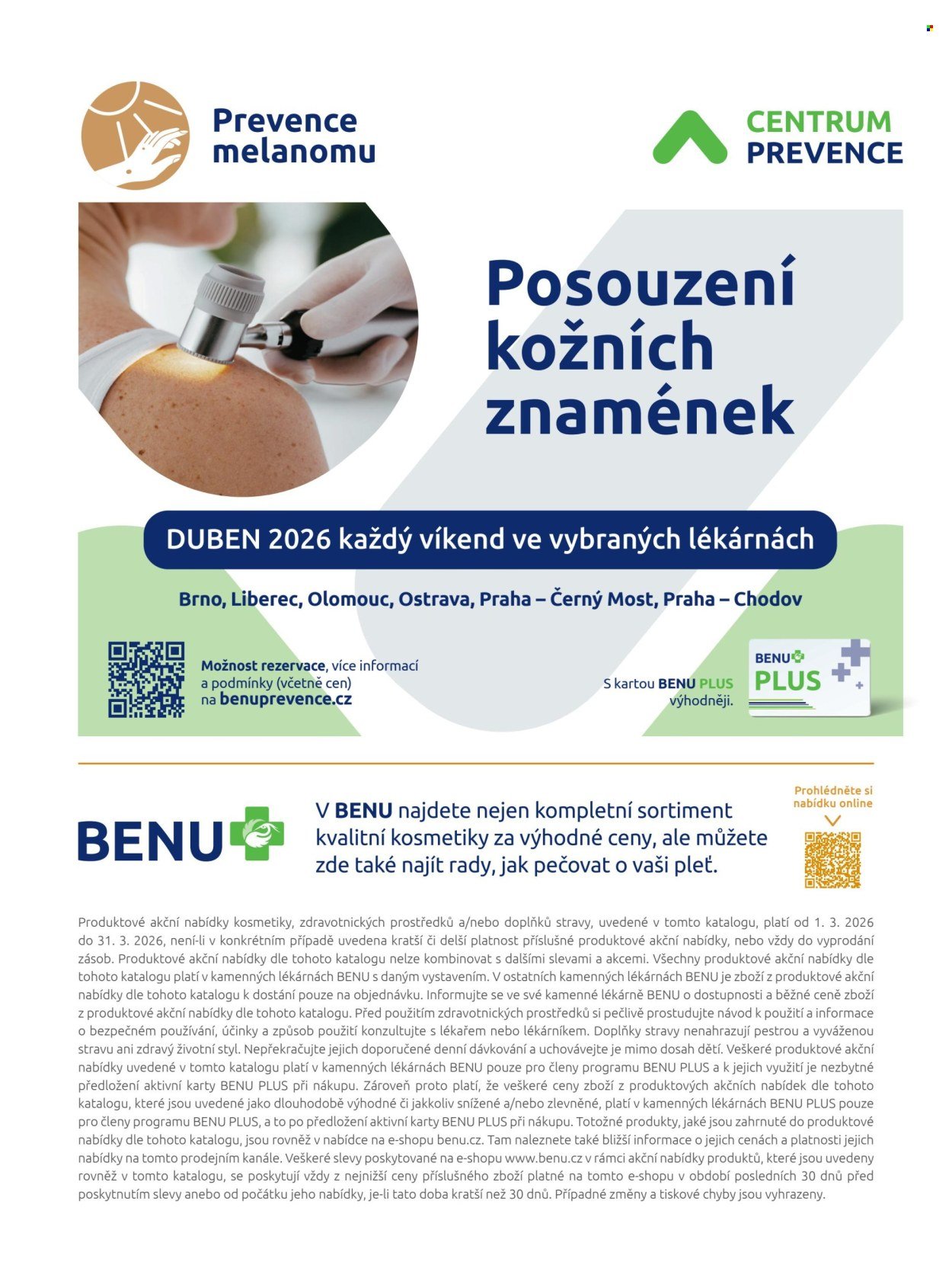 BENU LÉKÁRNA leták - Dermokatalog (2026-03-01 - 2026-03-31)
