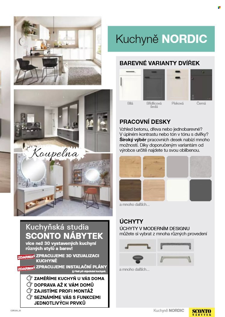 SCONTO NÁBYTEK leták - Katalog kuchyní (2026-01-07)