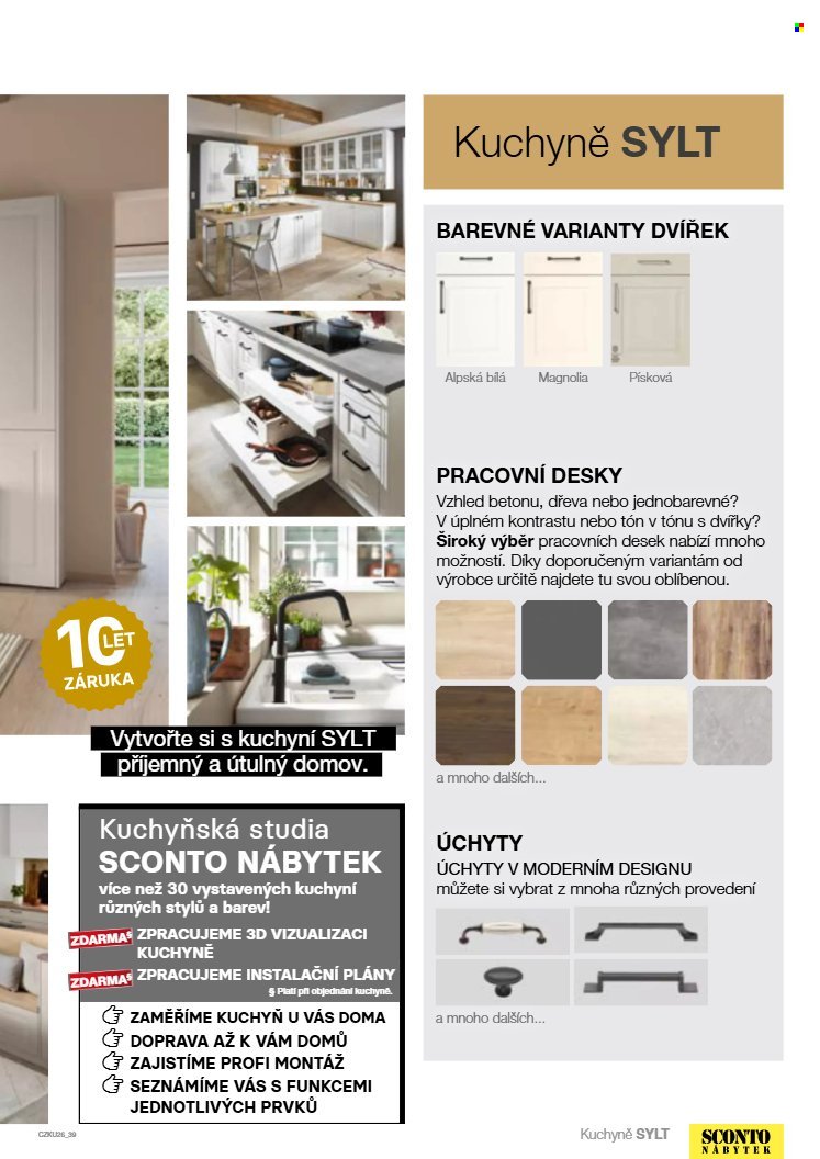 SCONTO NÁBYTEK leták - Katalog kuchyní (2026-01-07)