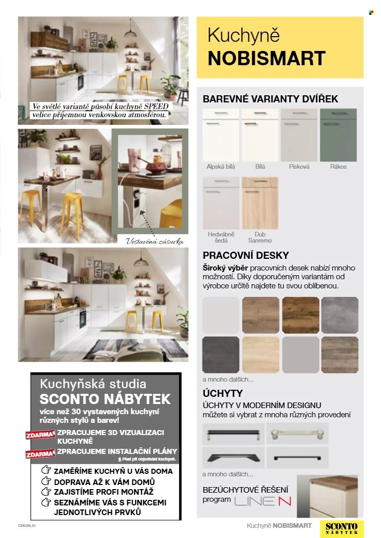 SCONTO NÁBYTEK leták - Katalog kuchyní (2026-01-07)