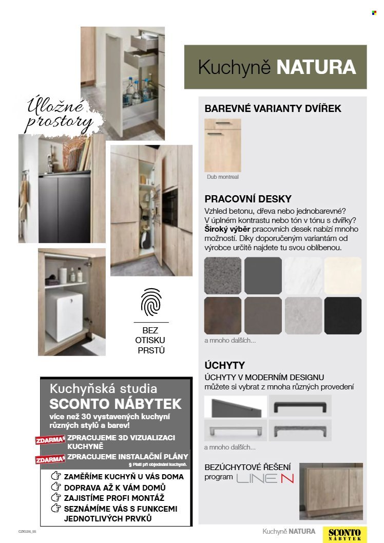 SCONTO NÁBYTEK leták - Katalog kuchyní (2026-01-07)
