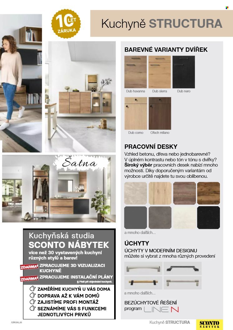SCONTO NÁBYTEK leták - Katalog kuchyní (2026-01-07)