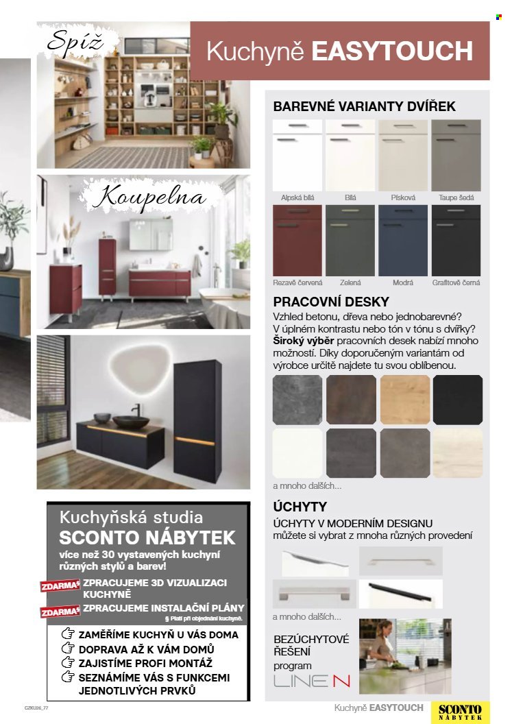 SCONTO NÁBYTEK leták - Katalog kuchyní (2026-01-07)