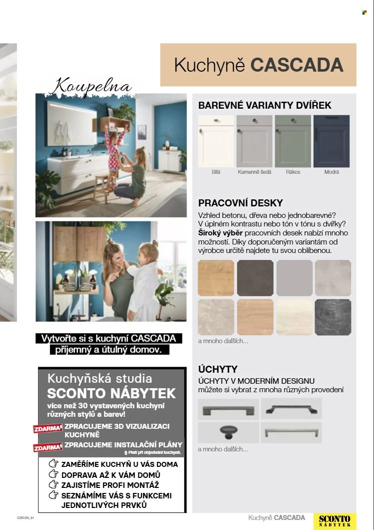 SCONTO NÁBYTEK leták - Katalog kuchyní (2026-01-07)