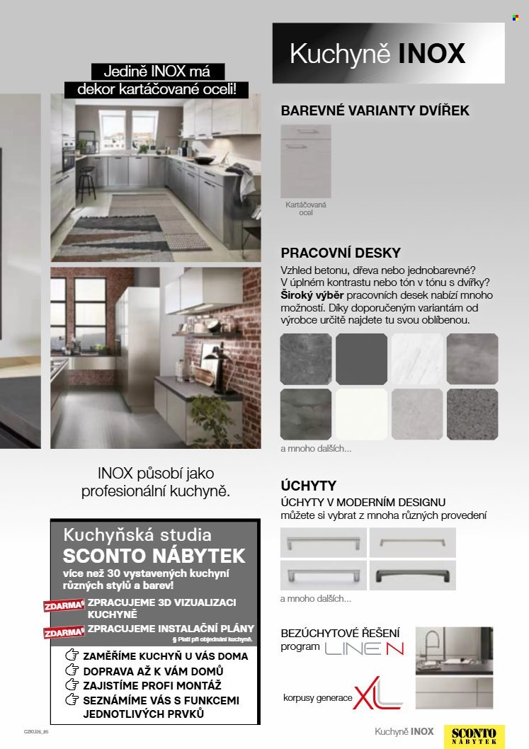 SCONTO NÁBYTEK leták - Katalog kuchyní (2026-01-07)
