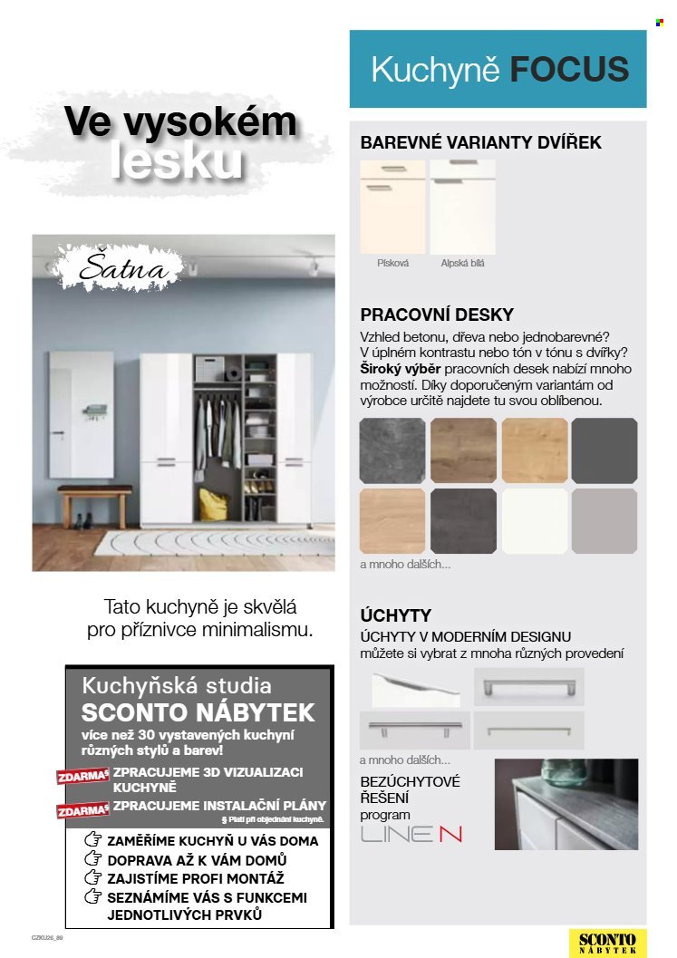 SCONTO NÁBYTEK leták - Katalog kuchyní (2026-01-07)