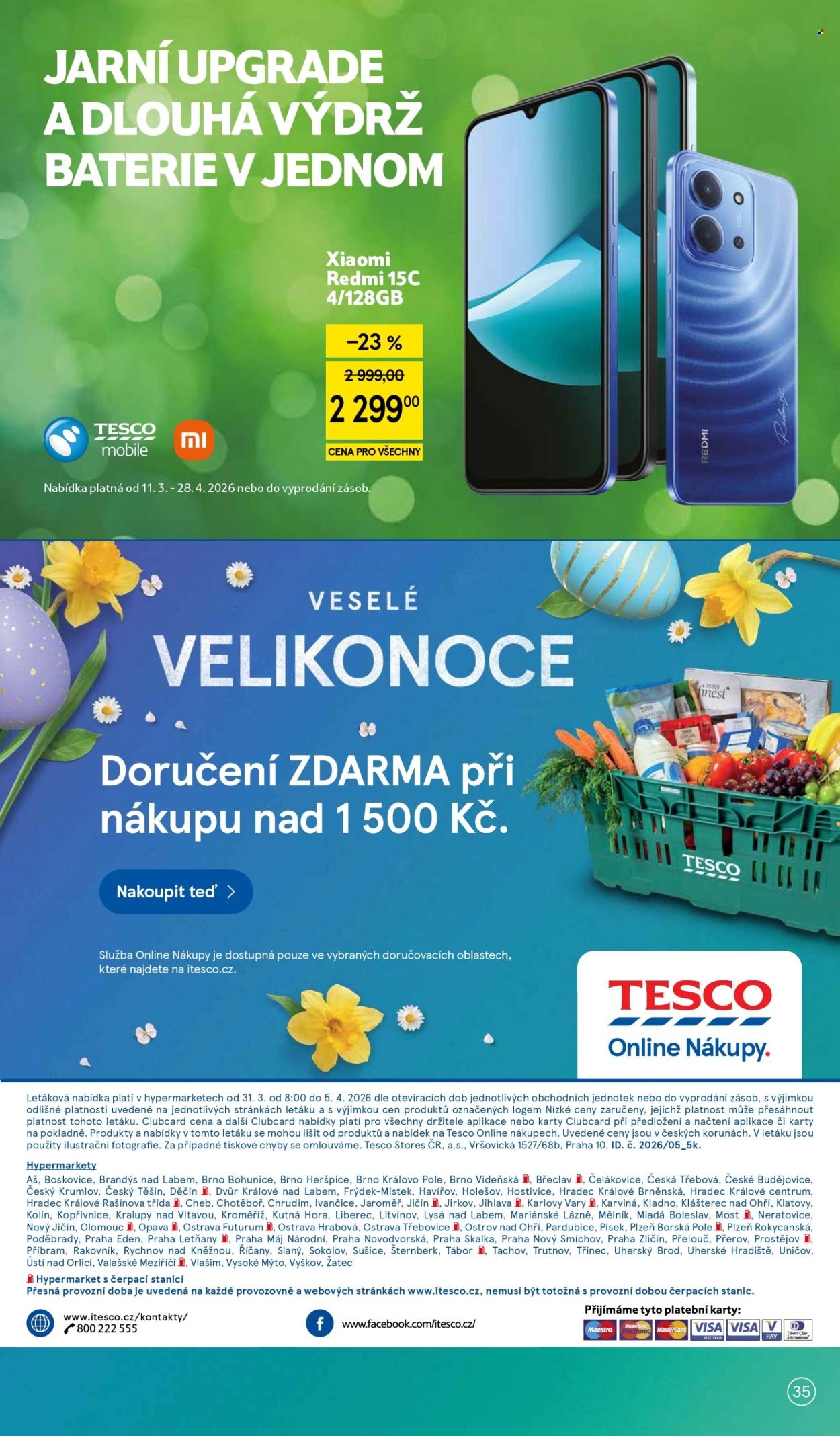 TESCO leták - Veselé Velikonoce (2026-03-31 - 2026-04-05)