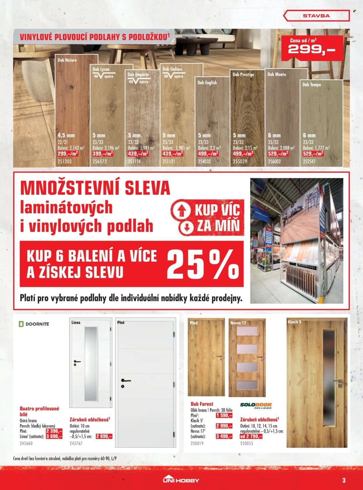 UNI HOBBY leták - Vem to od podlahy