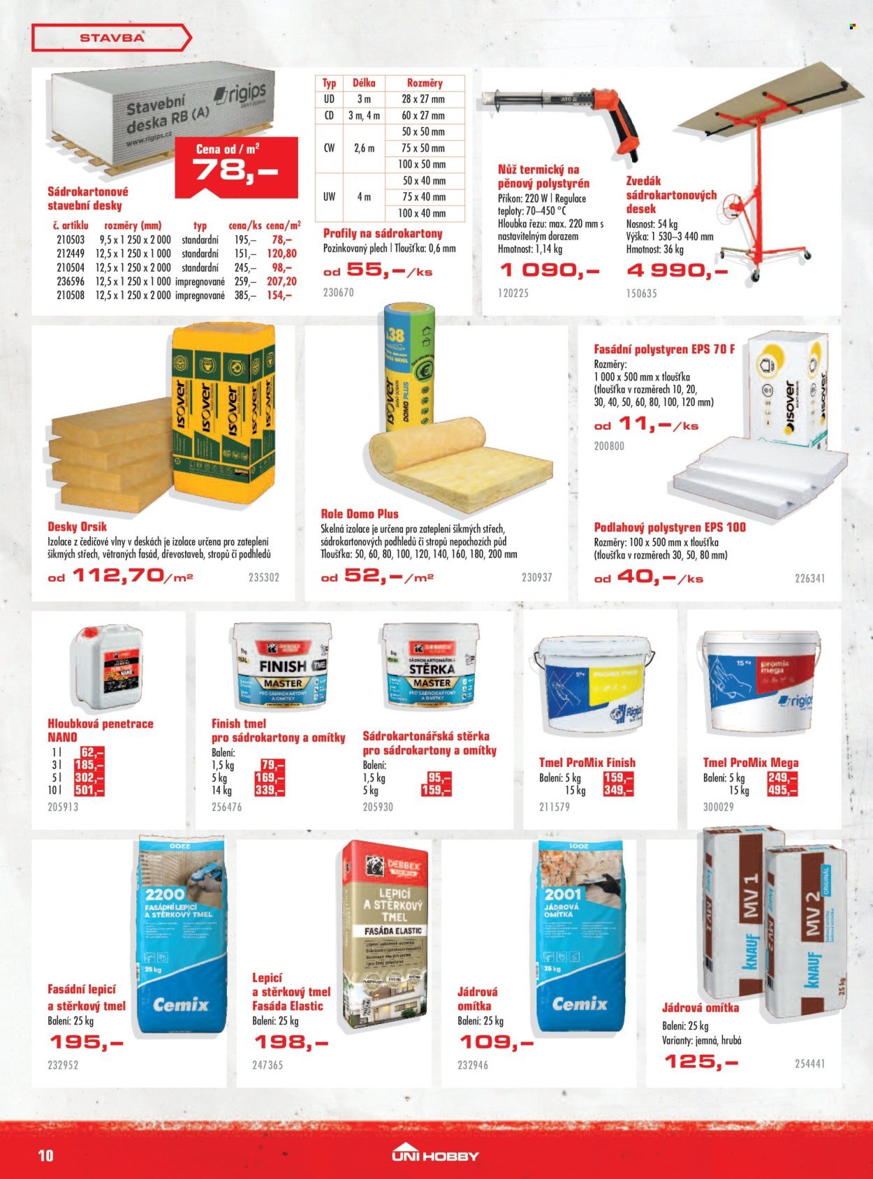 UNI HOBBY leták - Vem to od podlahy
