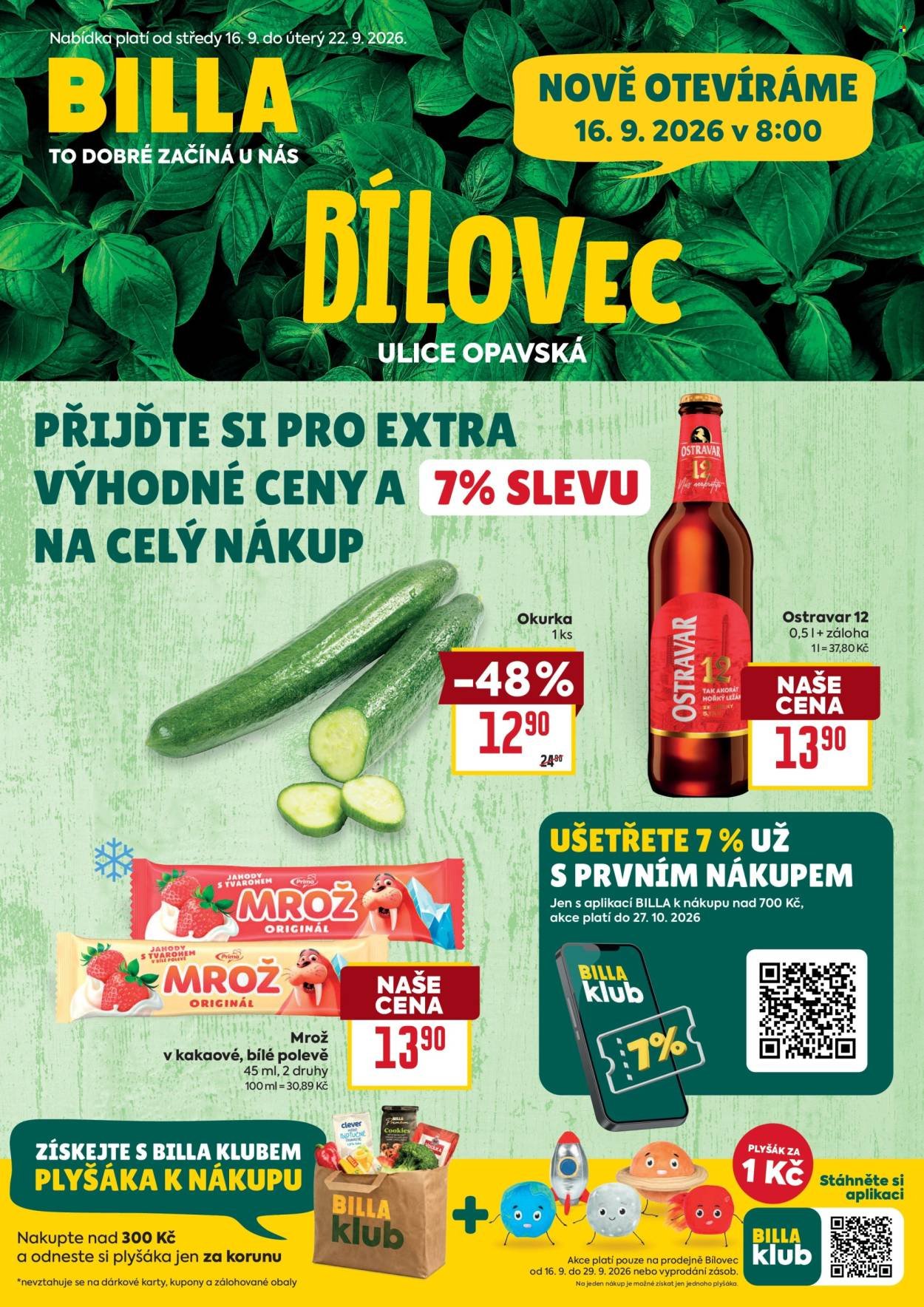 BILLA leták - Speciál: Bílovec