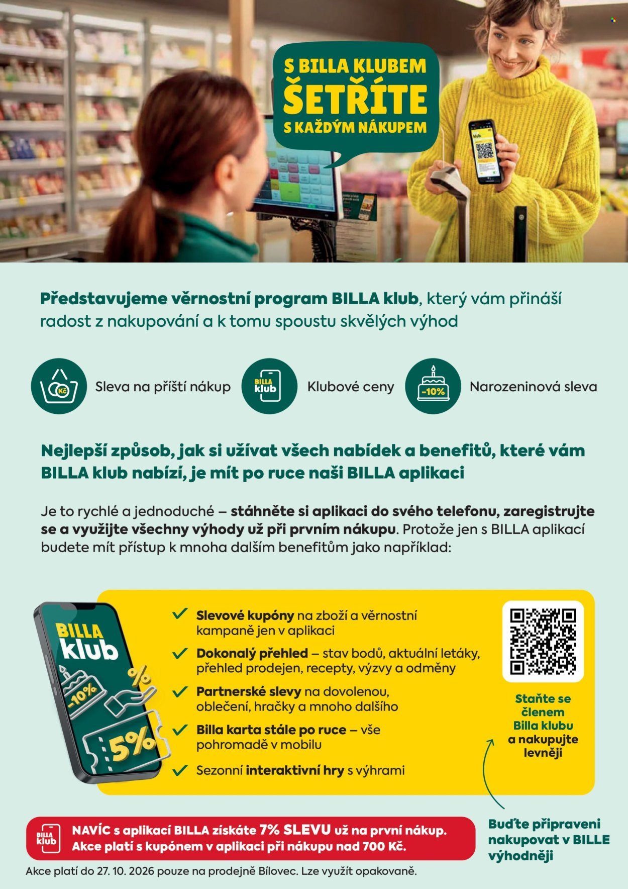 BILLA leták - Speciál: Bílovec