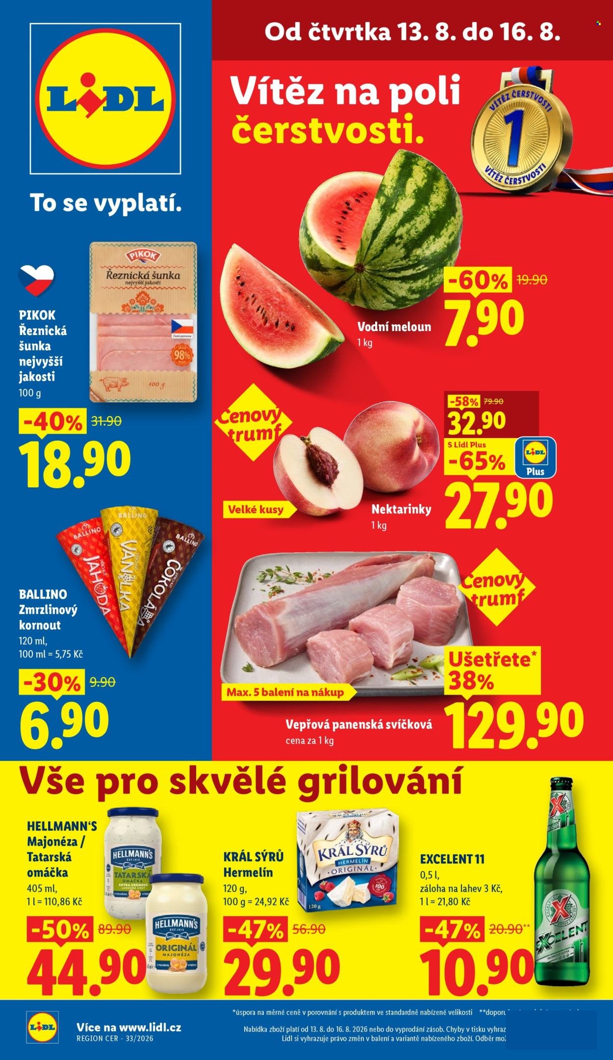 LIDL leták - Od čtvrtka 13.8.2026