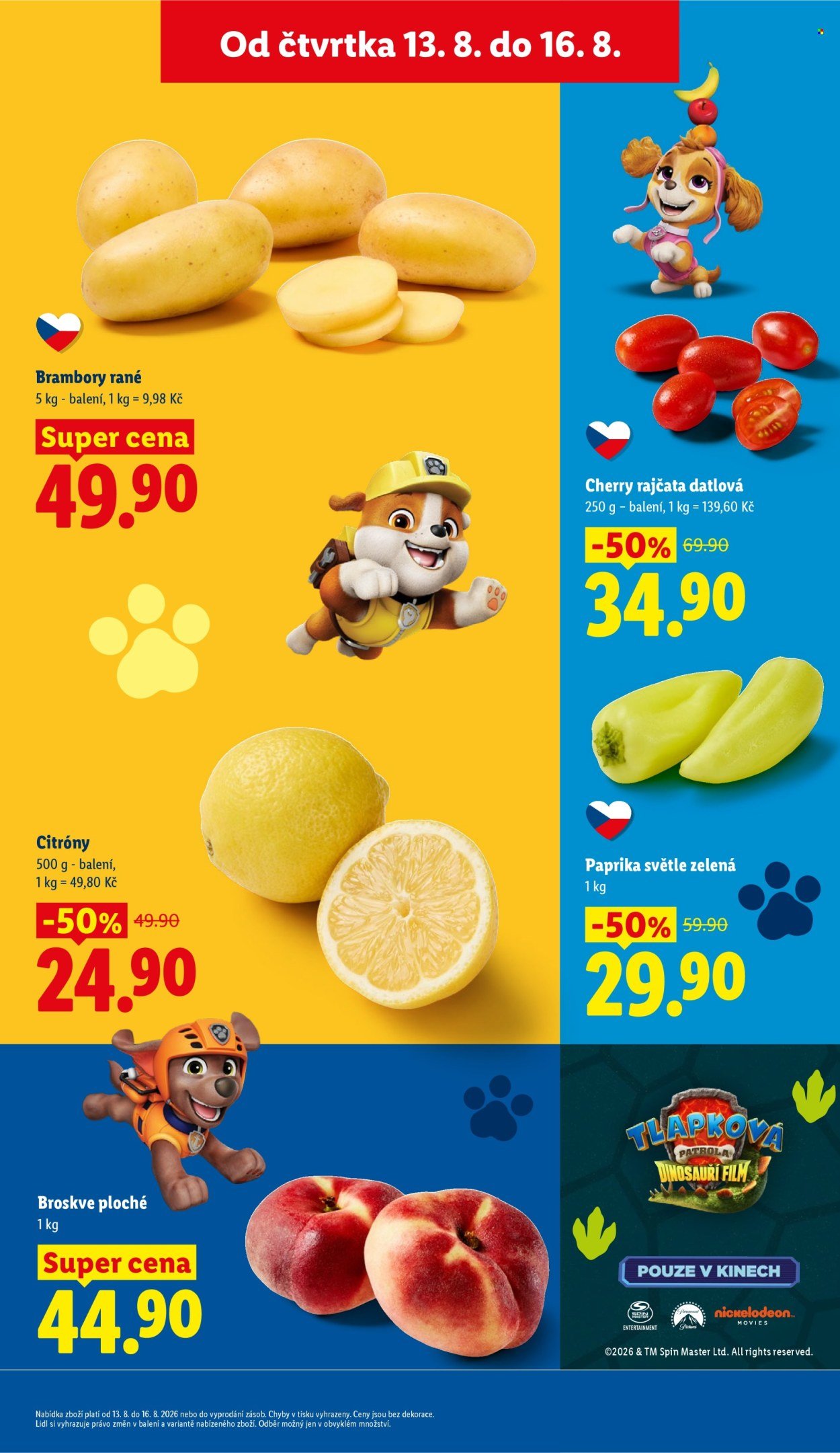 LIDL leták - Od čtvrtka 13.8.2026