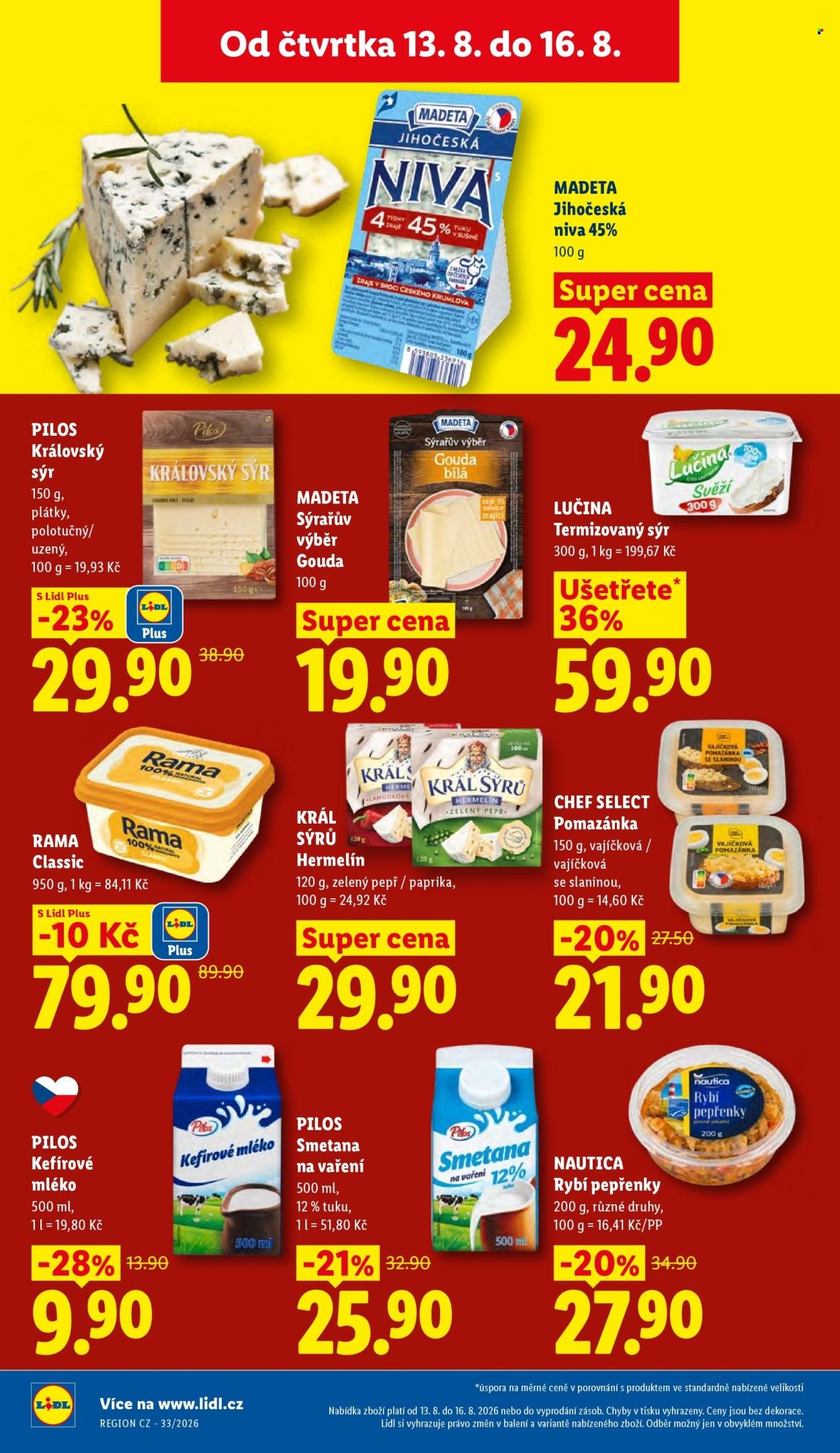LIDL leták - Od čtvrtka 13.8.2026